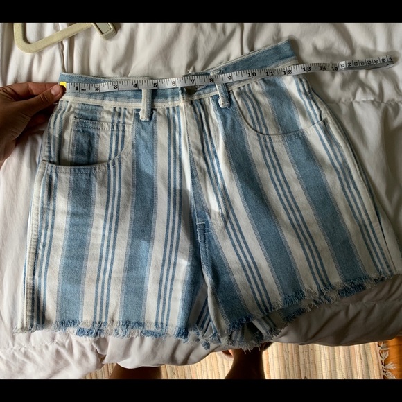Vintage 80s striped shorts - Picture 4 of 4